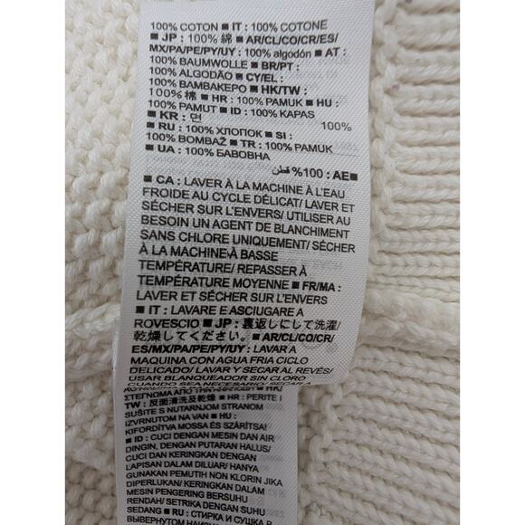 Gap Chunky Cableknit Fisherman Sweater Women XS Coastal Preppy Old Money Cabin‎ - Picture 8 of 8